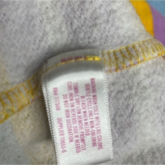 Flirtitude Active Striped Cropped Hoodie Sz Sm - Picture 5 of 6